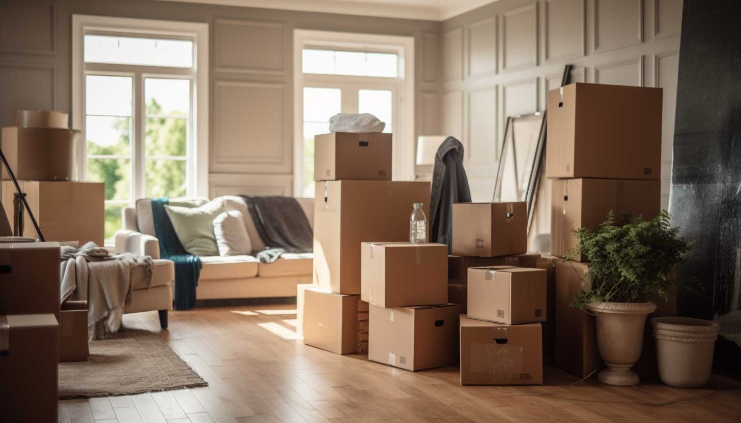 Clean, organized home interior